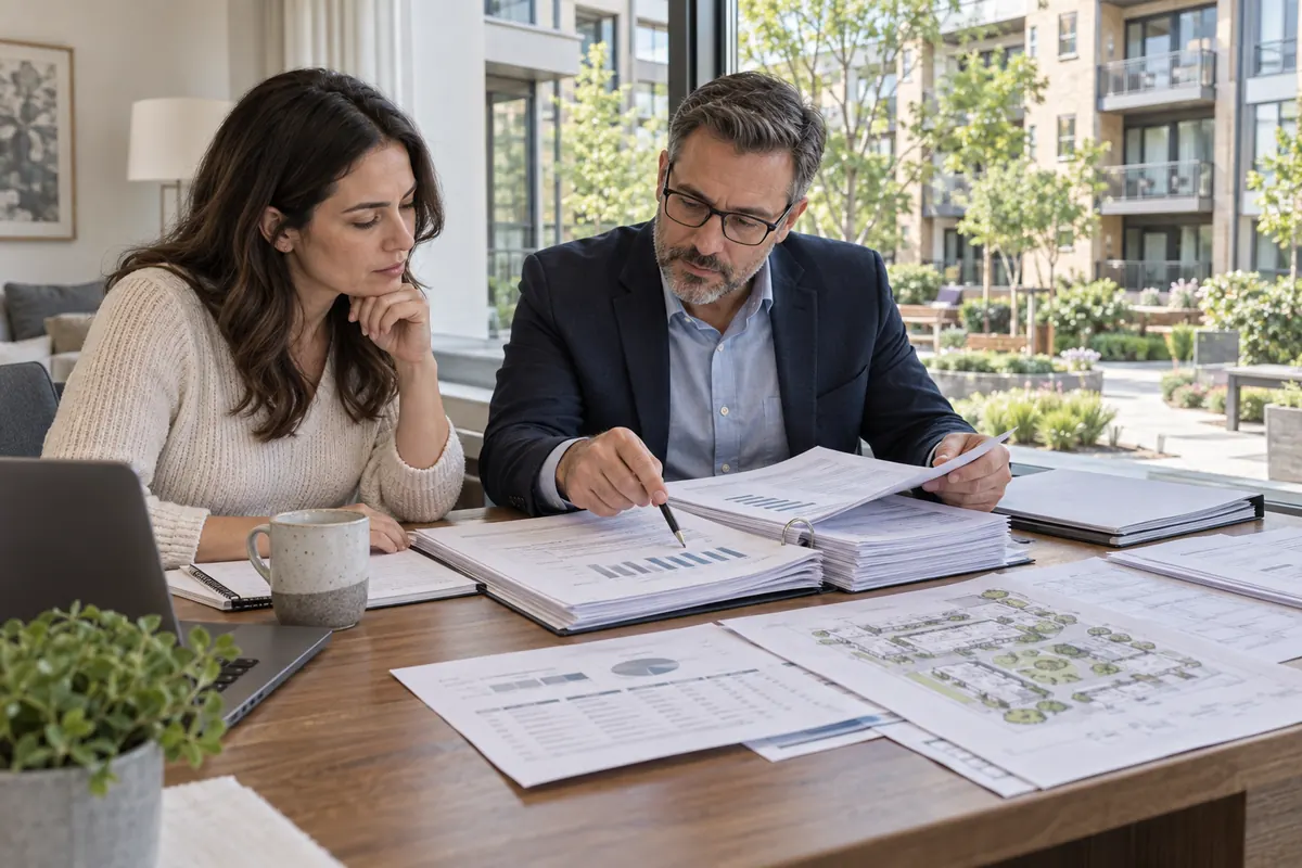 Illustrative review of condominium association documents; no specific building is being rated for reserves or lending eligibility