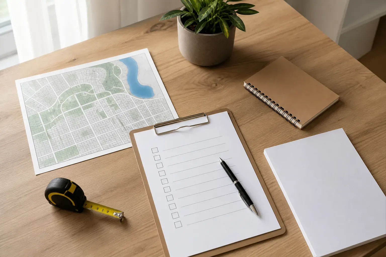 Materials for researching a property methodically